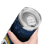 indiana pacers radiant glitter blue skinny tumbler best selling 1.webp