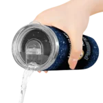 indiana pacers radiant glitter blue skinny tumbler best selling 1.webp