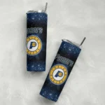 indiana pacers radiant glitter blue skinny tumbler best selling 1.webp