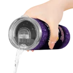 los angeles lakers radiant glitter purple skinny tumbler best selling 1.webp