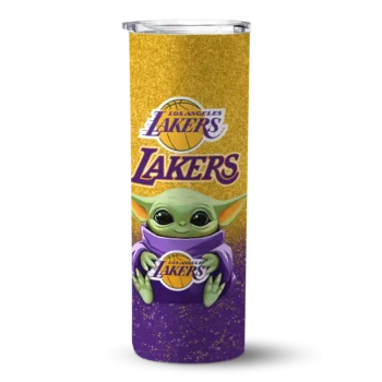 los angeles lakers yoda smile purple skinny tumbler best selling 1.webp
