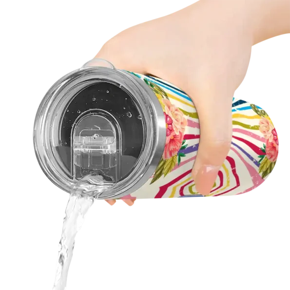 memphis grizzlies flower cluster skinny tumbler latest model.webp