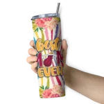 miami heat flower cluster skinny tumbler best selling 1.webp