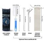 minnesota timberwolves radiant glitter midnight blue skinny tumbler best selling 1.webp