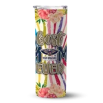 new orleans pelicans flower cluster skinny tumbler best selling 1.webp