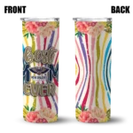 new orleans pelicans flower cluster skinny tumbler best selling 1.webp