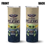 new orleans pelicans yoda smile navy skinny tumbler best selling 1.webp