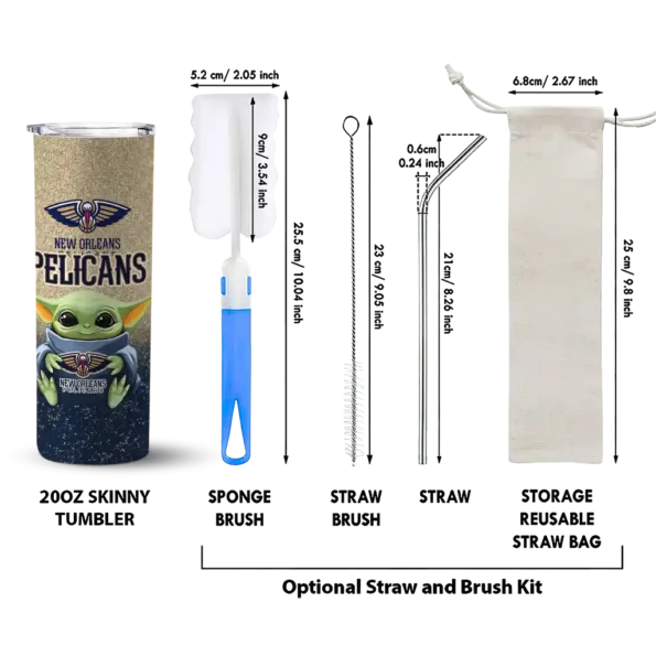 new orleans pelicans yoda smile navy skinny tumbler new arrival 1.webp