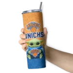 new york knicks yoda smile blue skinny tumbler best selling 1.webp