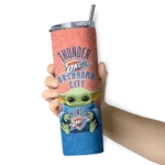 oklahoma city thunder yoda smile blue skinny tumbler best selling 1.webp