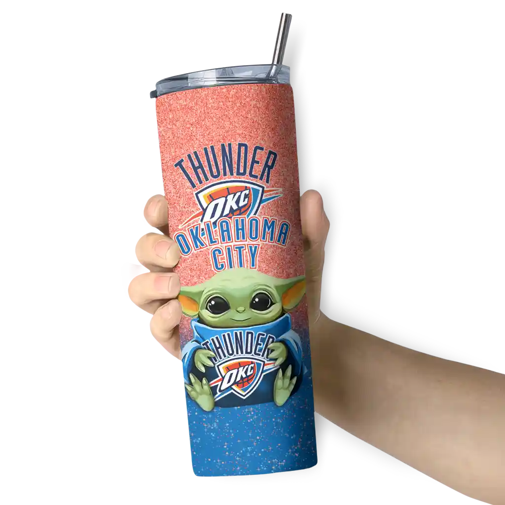 oklahoma city thunder yoda smile blue skinny tumbler premium grade.webp oklahoma city thunder yoda smile blue skinny tumbler premium grade.webp