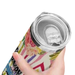 orlando magic flower cluster skinny tumbler best selling 1.webp