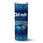 orlando magic radiant glitter blue skinny tumbler best selling 1.webp