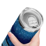orlando magic radiant glitter blue skinny tumbler best selling 1.webp