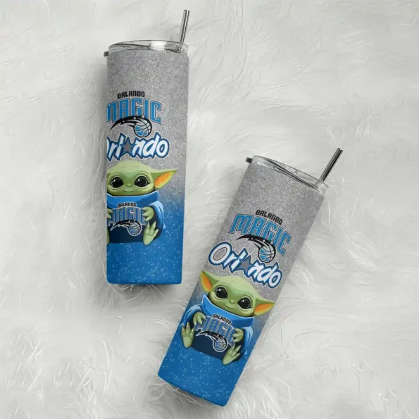 orlando magic yoda smile blue skinny tumbler top rated.webp