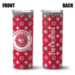 personalized atlanta hawks camo streak red skinny tumbler best selling 1.webp