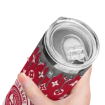 personalized atlanta hawks camo streak red skinny tumbler best selling 1.webp