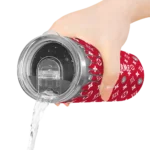 personalized atlanta hawks camo streak red skinny tumbler best selling 1.webp