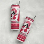 personalized atlanta hawks snoopy dog red white skinny tumbler best selling 1.webp