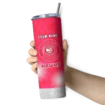 personalized atlanta hawks starburst tiles red skinny tumbler best selling 1.webp