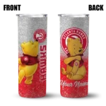 personalized atlanta hawks winnie the pooh red gray skinny tumbler best selling 1.webp