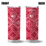 personalized atlanta hawks zipper leopard red skinny tumbler best selling 1.webp