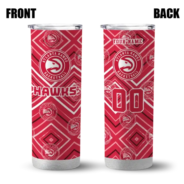 personalized atlanta hawks zipper leopard red skinny tumbler fashion forward.webp