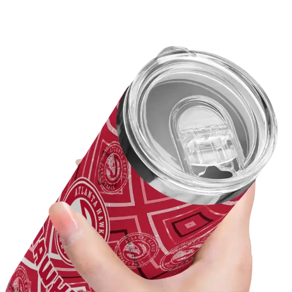 personalized atlanta hawks zipper leopard red skinny tumbler high quality.webp