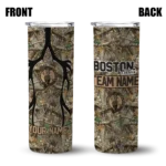 personalized boston celtics antler flow camo skinny tumbler best selling 1.webp