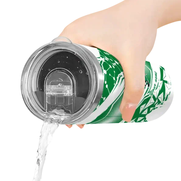 personalized boston celtics helmet clash green skinny tumbler latest model.webp