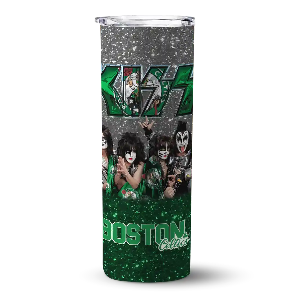 personalized boston celtics kiss band white skinny tumbler best selling 1.webp personalized boston celtics kiss band white skinny tumbler best selling 1.webp