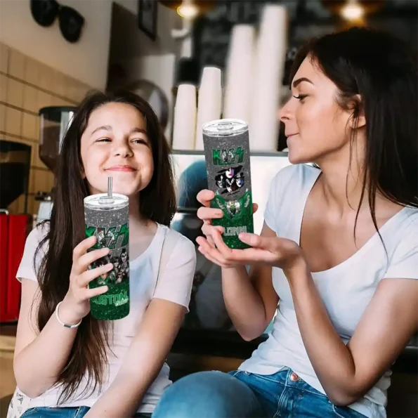 personalized boston celtics kiss band white skinny tumbler trendy.webp
