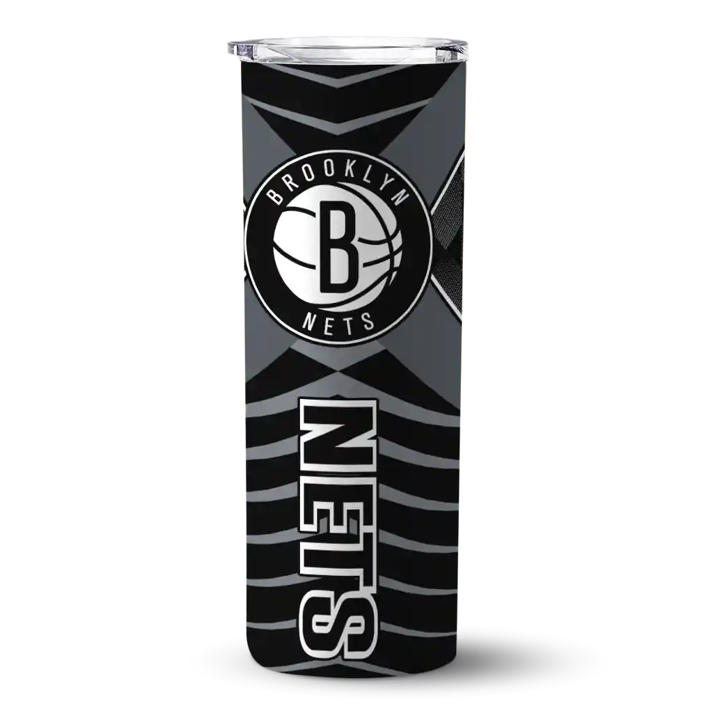 personalized brooklyn nets camo texture black skinny tumbler best selling 1.webp personalized brooklyn nets camo texture black skinny tumbler best selling 1.webp