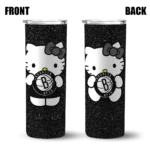 personalized brooklyn nets hello kitty black skinny tumbler best selling 1.webp
