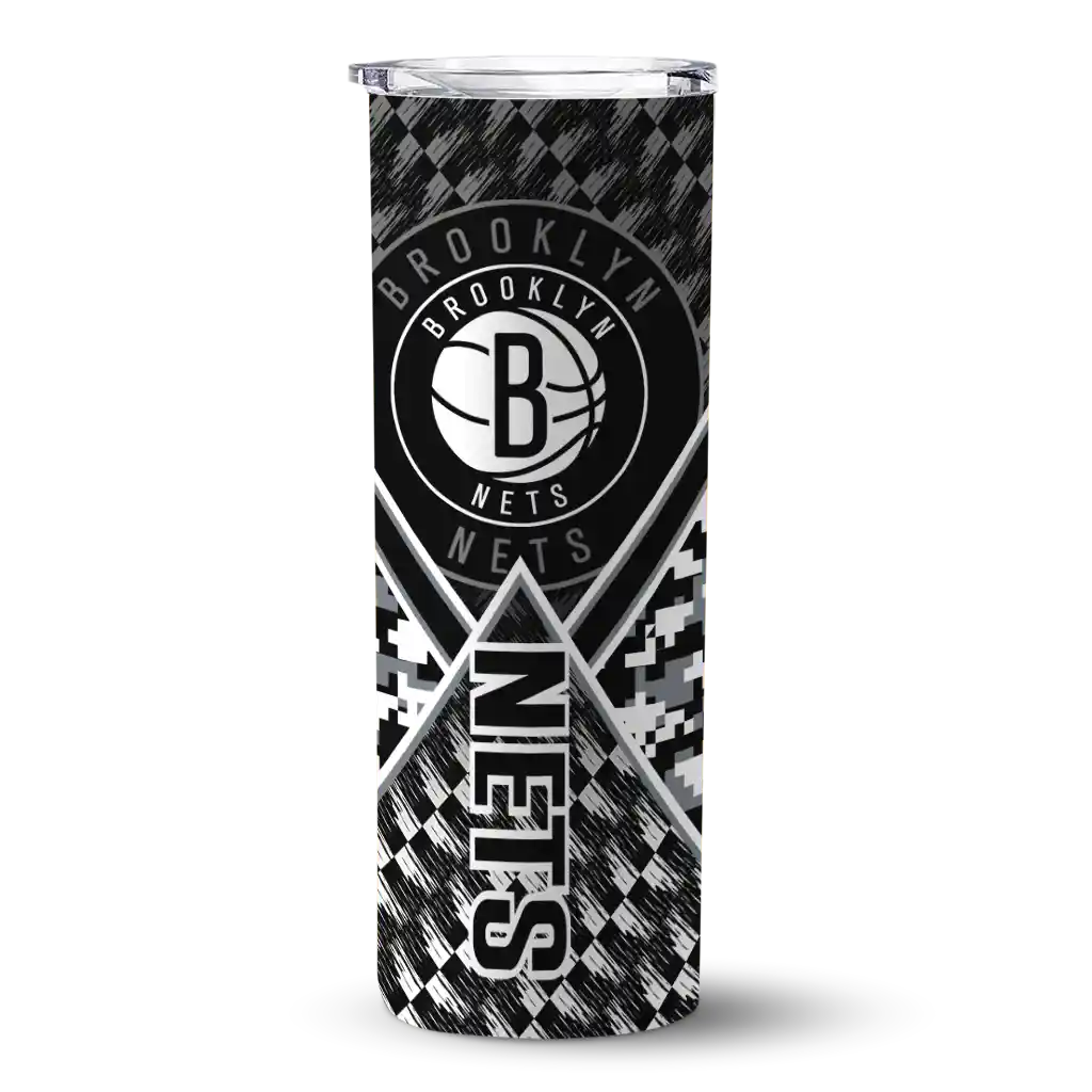 personalized brooklyn nets monogram burst black white skinny tumbler best selling 1.webp personalized brooklyn nets monogram burst black white skinny tumbler best selling 1.webp
