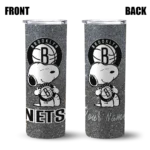 personalized brooklyn nets snoopy attitude black skinny tumbler best selling 1.webp