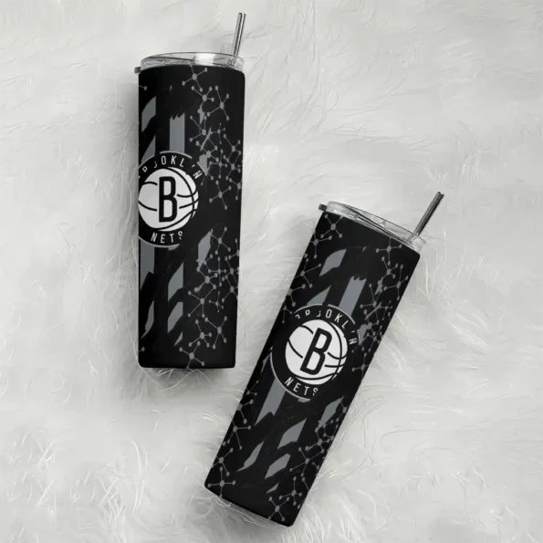personalized brooklyn nets star pop black skinny tumbler top rated.webp