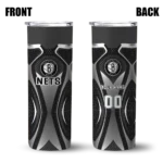 personalized brooklyn nets superman emblem black skinny tumbler best selling 1.webp