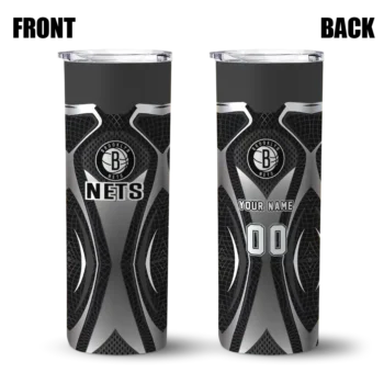 personalized brooklyn nets superman emblem black skinny tumbler fashion forward.webp