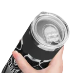 personalized brooklyn nets superman emblem black skinny tumbler best selling 1.webp