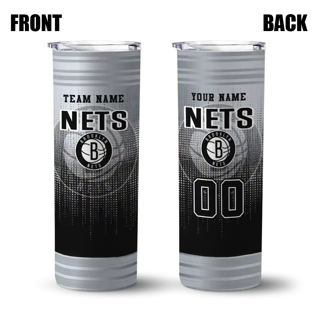 personalized brooklyn nets swirl texture black skinny tumbler fashion forward 1.webp personalized brooklyn nets swirl texture black skinny tumbler fashion forward 1.webp