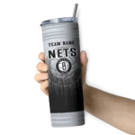 personalized brooklyn nets swirl texture black skinny tumbler best selling 1.webp