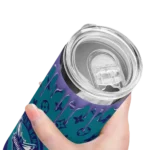 personalized charlotte hornets camo streak teal skinny tumbler best selling 1.webp