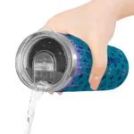 personalized charlotte hornets camo streak teal skinny tumbler best selling 1.webp