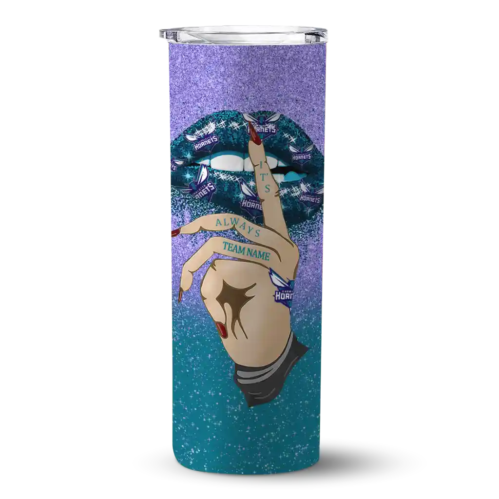 personalized charlotte hornets sparkle lips teal skinny tumbler best selling 1.webp personalized charlotte hornets sparkle lips teal skinny tumbler best selling 1.webp