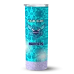 personalized charlotte hornets starburst tiles teal skinny tumbler best selling 1.webp