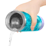 personalized charlotte hornets starburst tiles teal skinny tumbler best selling 1.webp