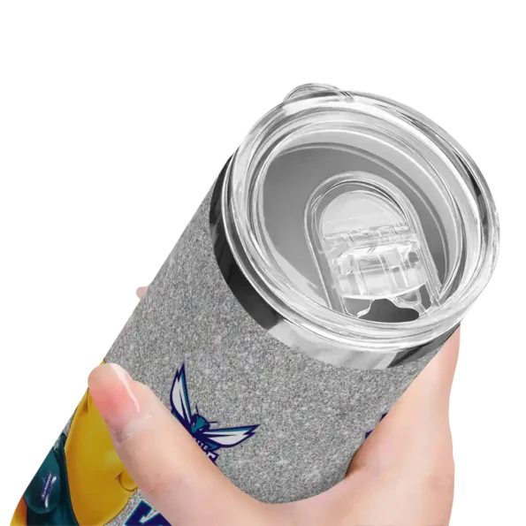 personalized charlotte hornets winnie the pooh teal gray skinny tumbler high quality.webp