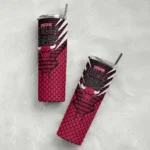 personalized chicago bulls chevron stripes red skinny tumbler best selling 1.webp