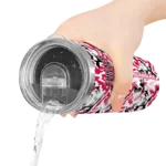 personalized chicago bulls claw marks red white skinny tumbler best selling 1.webp
